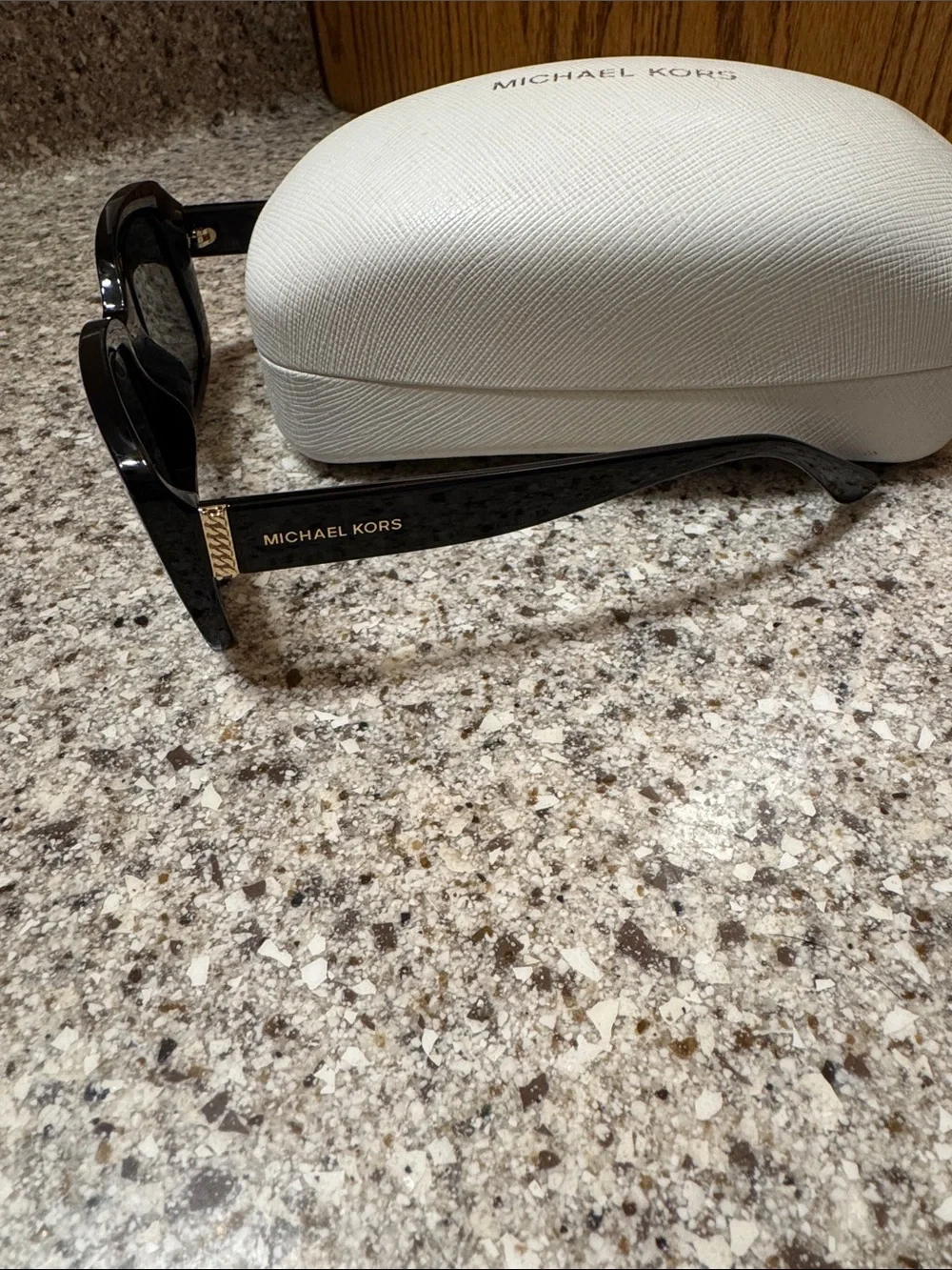 Michael Kors Black Square Frame Women's Sunglasses